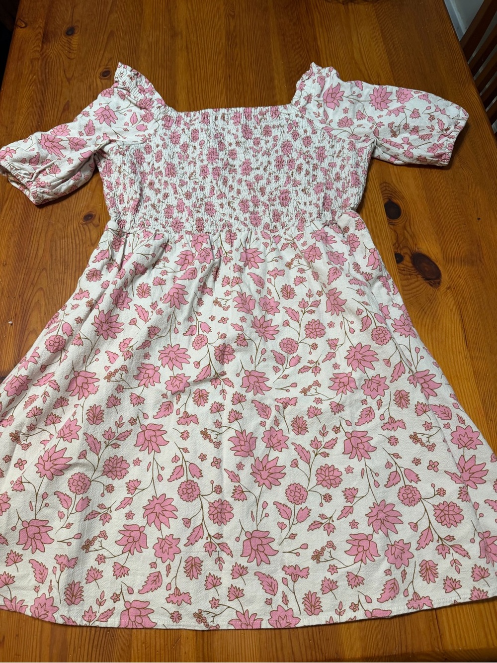 Universal Thread Pink Floral Smocked Sundress